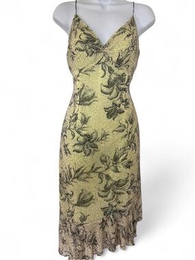 🌿✨ Vintage Sean Collection Silk Beaded Slip Dress Y2K Fairycore Goddess ✨🌿